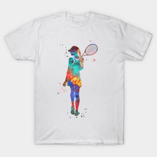 Tennis Player Girl T-Shirt